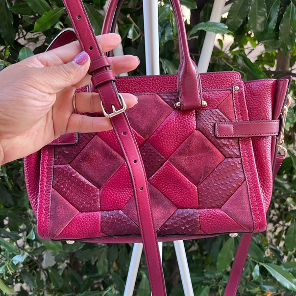 Coach Swagger all red colors Quilted Satchel - Picture 3 of 12